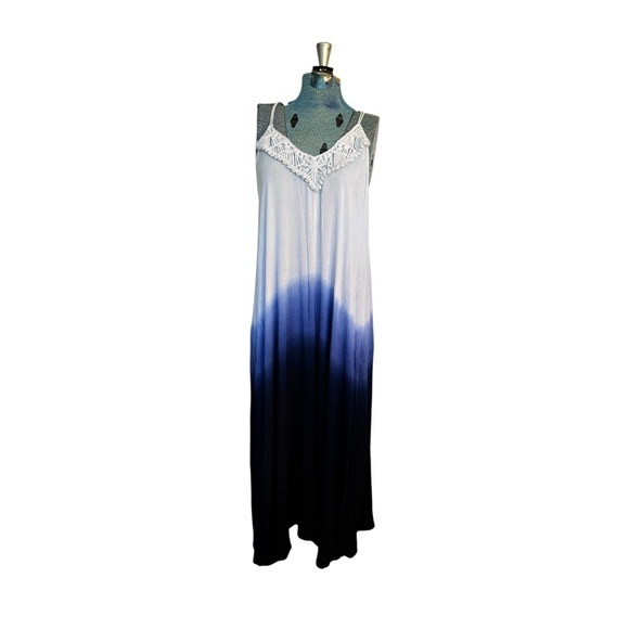 Saturday/Sunday Dresses & Skirts - Anthropologie Saturday Sunday Maxi Ombre Tie Dyed Beachy Boho Dress Womens Small